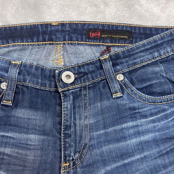 Adriano Goldschmied Jeans Women 28R Blue Straight Leg Denim Dark Wash y2k - Picture 1 of 10